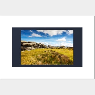 Combestone Tor, Dartmoor National Park, Devon, UK Posters and Art